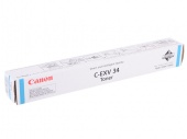 Картридж Canon C-EXV34 C (3783B002) оригинальный для принтеров Canon iR Advance C2030L/C2030i/C2020L/C2020i/C2025i