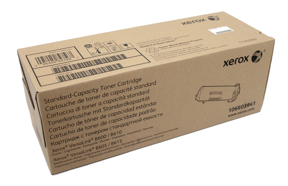 Картридж Xerox 106R03941 оригинальный чёрный для принтеров Xerox VersaLink B600 | Xerox VersaLink B605 | Xerox VersaLink B610 | Xerox VersaLink B615