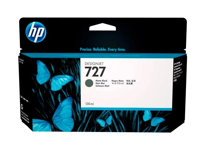 Картридж HP B3P22A 727 оригинальный чёрный для принтеров HP Designjet T920 | HP Designjet T1500 | HP Designjet T2503
