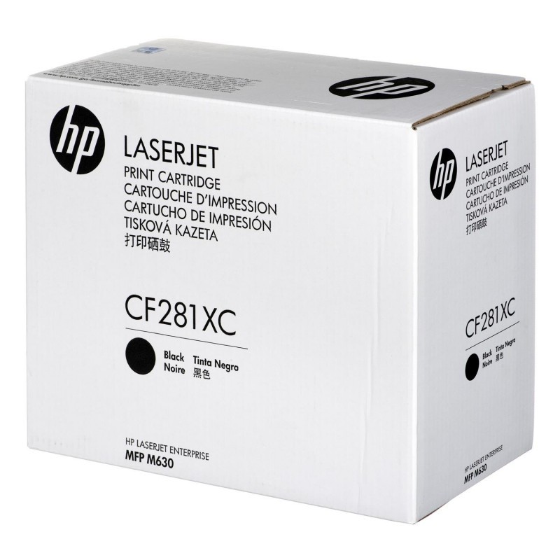 Картридж HP CF281XC оригинальный чёрный для принтеров HP Laserjet Enterprise MFP M630