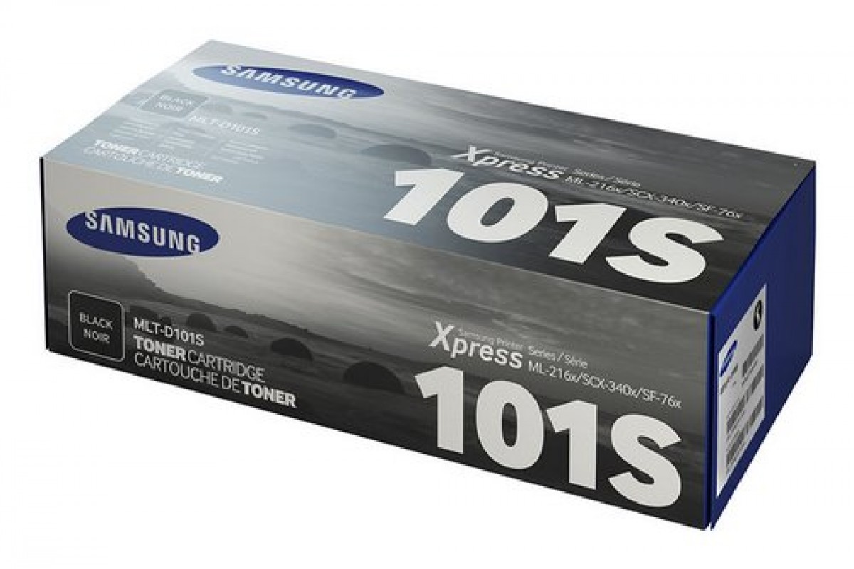 Картридж Samsung MLT-D101S оригинальный чёрный для принтеров Samsung ML-2160 | Samsung 2165W | Samsung SCX-3400F | Samsung 3405W