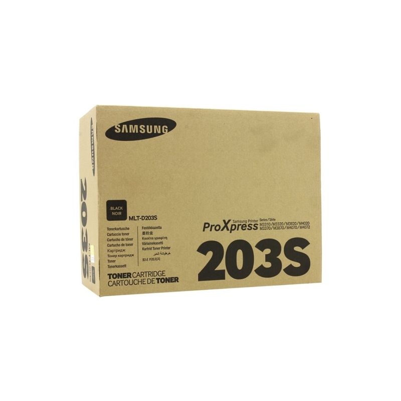 Картридж Samsung MLT-D203S оригинальный чёрный для принтеров Samsung SL-M3820 | Samsung 4020 | Samsung 4070