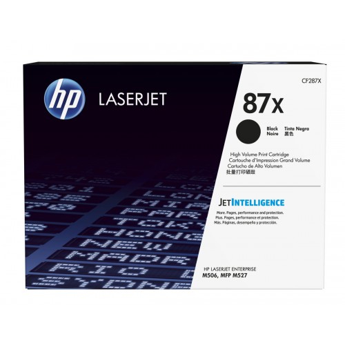 Картридж HP CF287X 87X оригинальный чёрный для принтеров HP Laserjet Enterprise M506 | HP Laserjet Enterprise MFP M527