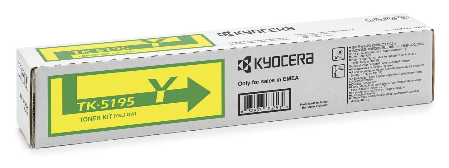 Картридж Kyocera 1T02R6ANL0 TK-5215Y оригинальный желтый для принтеров Kyocera TASKalfa 406ci