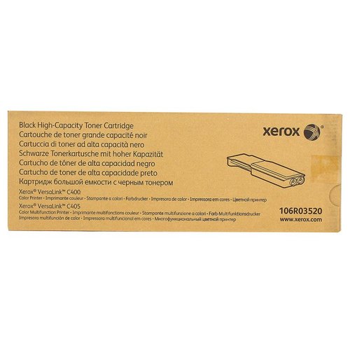 Картридж Xerox 106R03520 оригинальный чёрный для принтеров Xerox VersaLink C400 | Xerox VersaLink C405