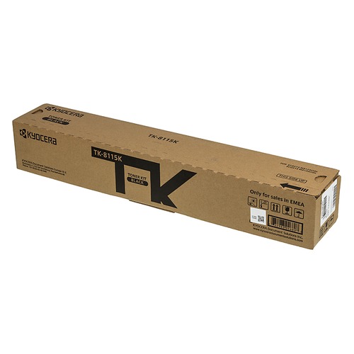 Картридж Kyocera 1T02P30NL0 TK-8115K оригинальный чёрный для принтеров Kyocera ECOSYS M8124cidn | Kyocera ECOSYS M8130cidn