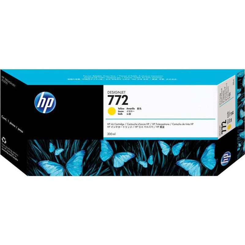 Картридж HP CN630A №772 оригинальный жёлтый для принтеров HP DesignJet Z5200 | HP DesignJet Z5400