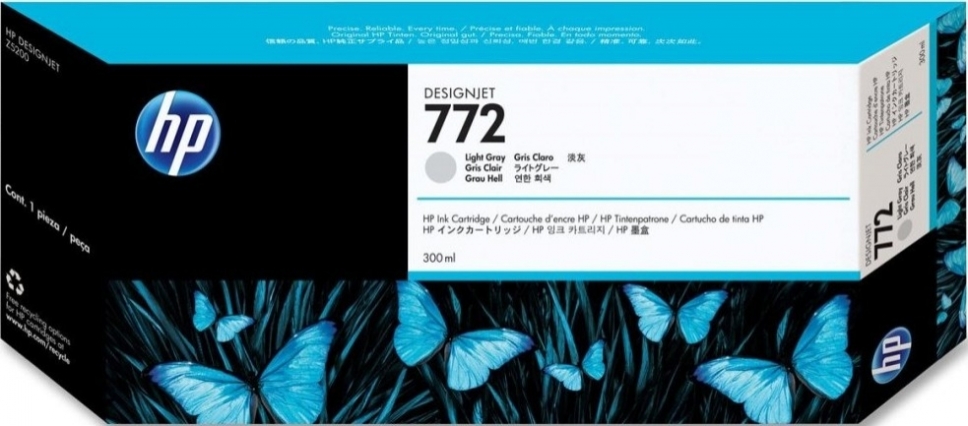 Картридж HP CN634A №772 оригинальный светло-серый для принтеров HP DesignJet Z5200 | HP DesignJet Z5400