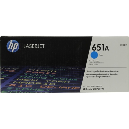 Картридж HP CE341A 651A оригинальный синий для принтеров HP LASERJET PRO CM1415 | HP LASERJET PRO CP1530