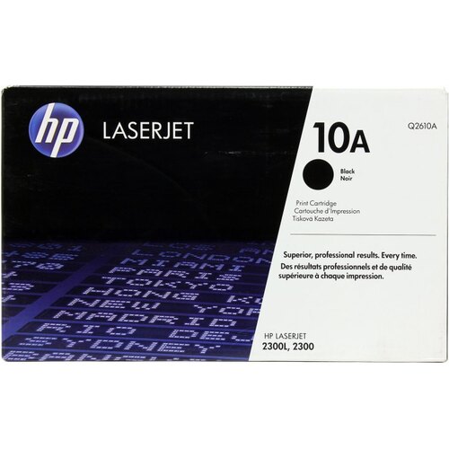Картридж HP Q2610A 10A оригинальный чёрный для принтеров HP Laserjet 2300L | HP Laserjet 2300