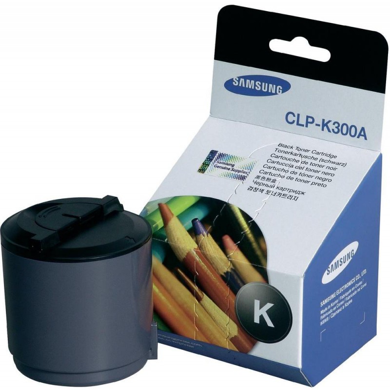 Картридж Samsung CLP-K300A оригинальный чёрный для принтеров Samsung CLP-300 | Samsung CLP-300N