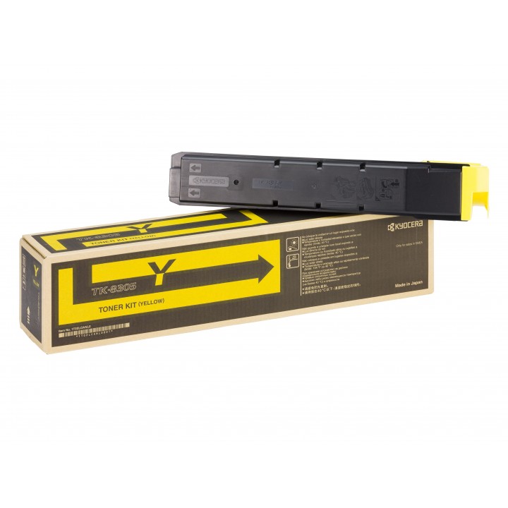 Картридж Kyocera 1T02LKANL0 TK-8305Y оригинальный желтый для принтеров Kyocera TASKalfa 3050ci | Kyocera TASKalfa 3051ci | Kyocera TASKalfa 3550ci | Kyocera TASKalfa 3551ci