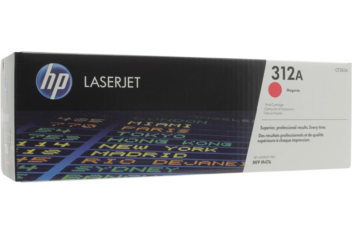 Картридж HP CF383A 312A оригинальный красный для принтеров HP Laserjet Pro MFP M476