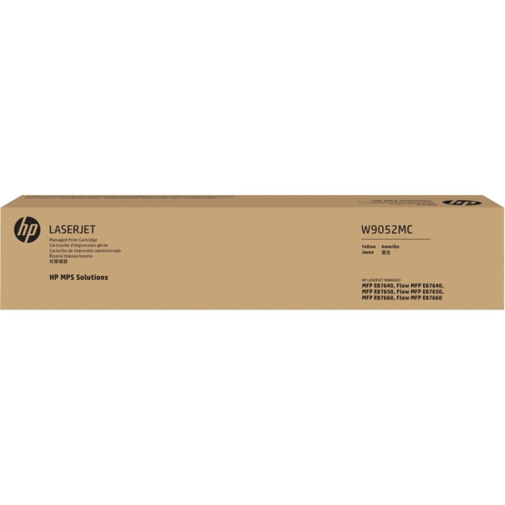 Картридж HP W9052MC оригинальный жёлтый для принтеров HP LaserJet Managed Color MFP E87640 | HP LaserJet Managed Color MFP E87650 | HP LaserJet Managed Color MFP E87660