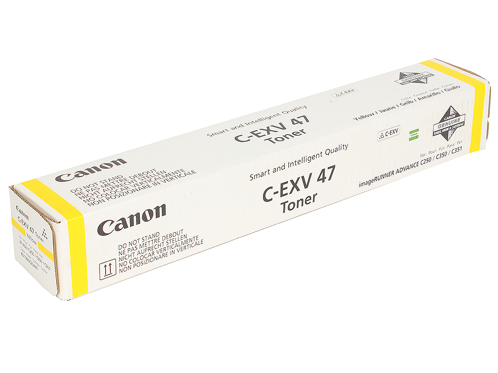 Картридж Canon 8519B002 C-EXV47 Toner Y оригинальный желтый для принтеров Canon imageRUNNER ADVANCE C250 | Canon imageRUNNER ADVANCE C350 | Canon imageRUNNER ADVANCE C351