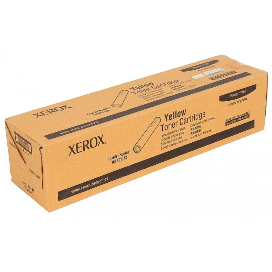 Картридж Xerox 106R01162 оригинальный желтый для принтеров Xerox Phaser 7760