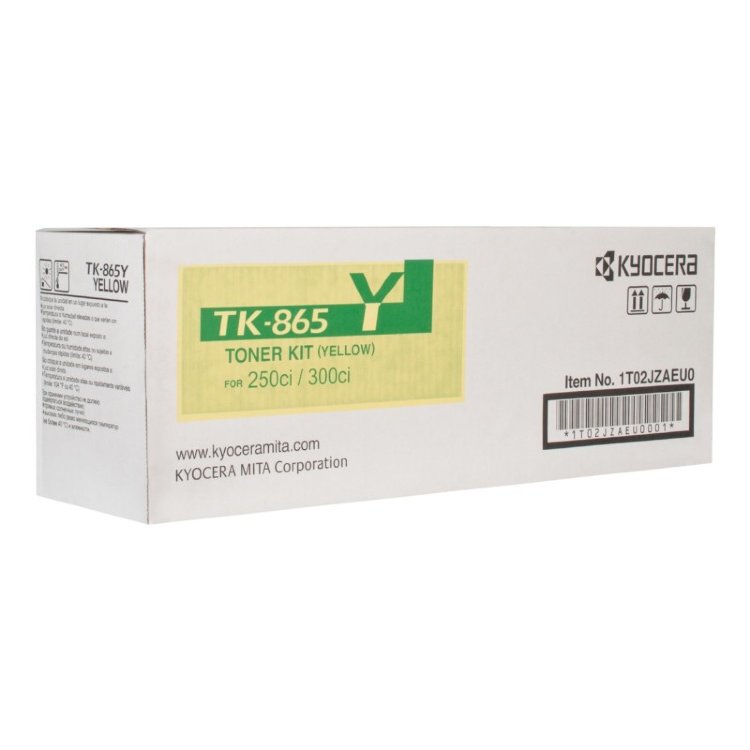 Картридж Kyocera 1T02JZAEU0 TK-865Y оригинальный желтый для принтеров Kyocera TASKalfa 250ci | Kyocera TASKalfa 300ci