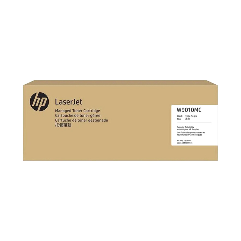 Картридж HP W9010MC оригинальный чёрный для принтеров HP Color LaserJet E85055dn