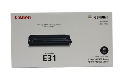 Картридж Canon 1491A004 E31 E30 оригинальный чёрный для принтеров Canon FC200 | Canon FC300 | Canon FC500 | Canon PC400 | Canon PC700 | Canon PC900