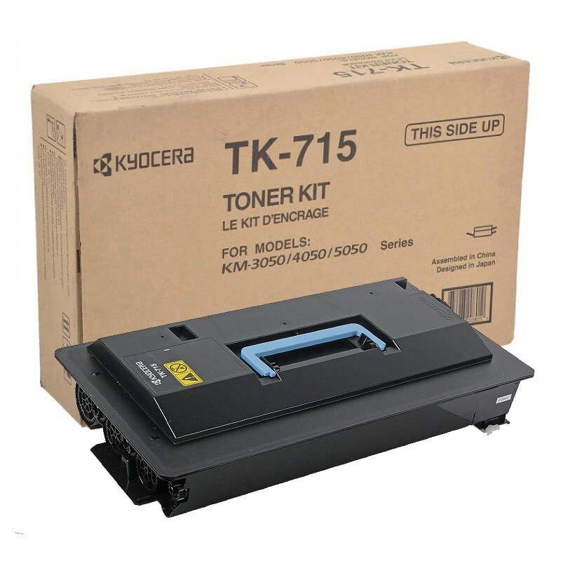 Картридж Kyocera 1T02GR0EU0 TK-715 оригинальный чёрный для принтеров Kyocera KM-3050 | Kyocera KM-4050 | Kyocera KM-5050
