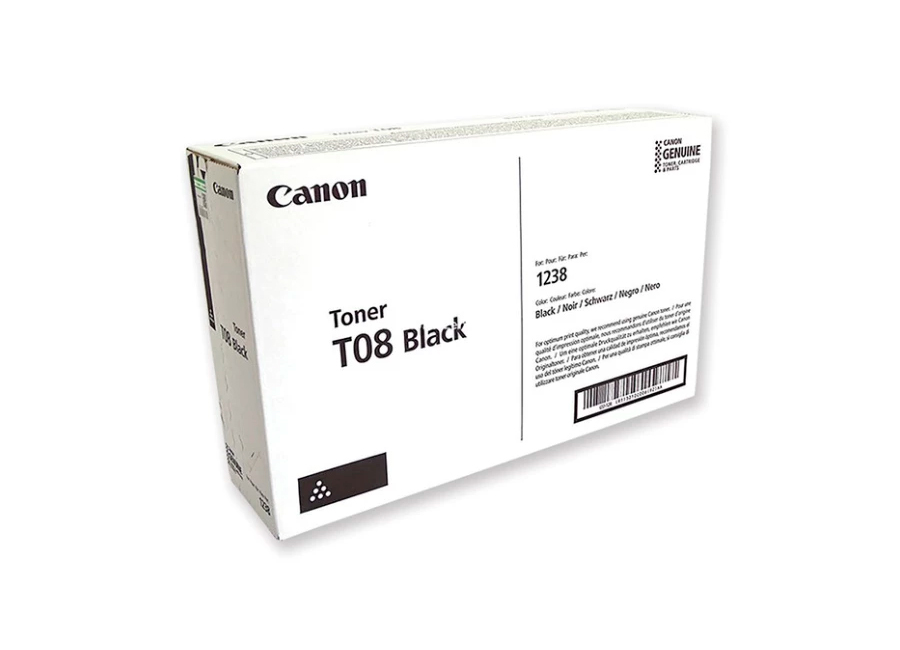 Картридж Canon 3010C006 T08Bk оригинальный чёрный для принтеров Canon i-SENSYS X 1238i | Canon i-SENSYS X 1238iF | Canon i-SENSYS X 1238P | Canon i-SENSYS X 1238Pr