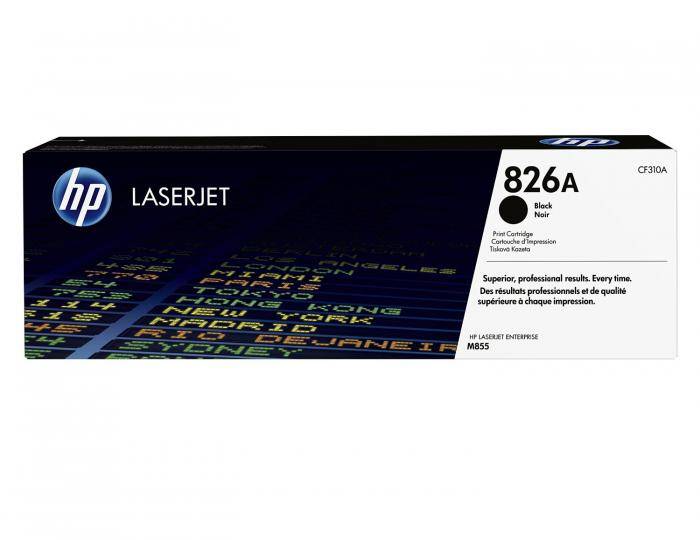Картридж HP CF310A 826A оригинальный чёрный для принтеров HP Laserjet Enterprise M855