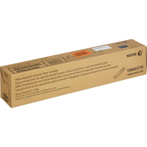Картридж Xerox 106R03770 оригинальный желтый для принтеров Xerox VersaLink C7000