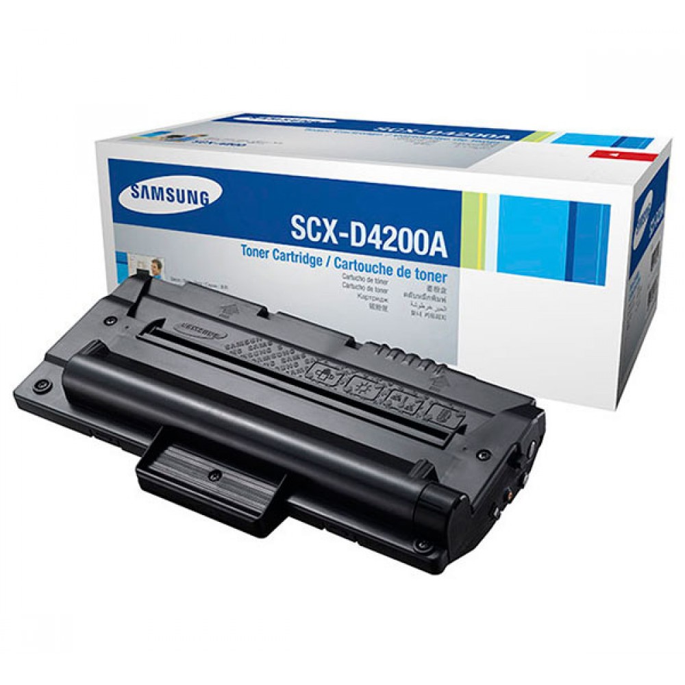 Картридж Samsung SCX-D4200A оригинальный чёрный для принтеров Samsung SCX-4200