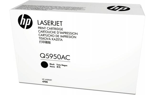 Картридж HP Q5950AC оригинальный чёрный для принтеров HP Laserjet 4700