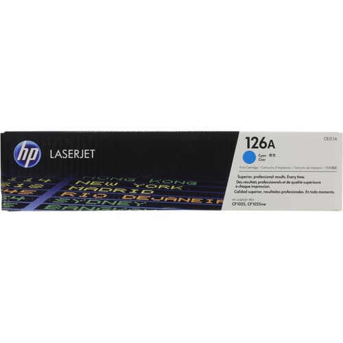 Картридж HP CE311A 126A оригинальный синий для принтеров HP LASERJET PRO CP1025 | HP LASERJET PRO CP1025nw