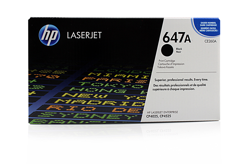 Картридж HP CE260A 647A оригинальный чёрный для принтеров HP LaserJet Enterprise CP4025 | HP LaserJet Enterprise CP4525