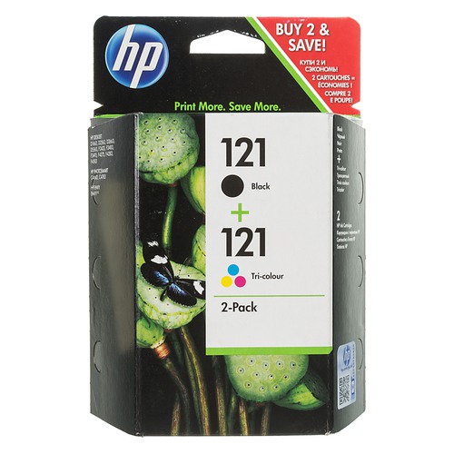 Картридж HP CN637HE №121 оригинальный цветной для принтеров HP Deskjet D1663 | HP Deskjet D2563 | HP Deskjet D2663 | HP Deskjet D5563 | HP Deskjet F2423 | HP Deskjet F2483 | HP Deskjet F2493 | HP Deskjet F4275 | HP Deskjet  F4283 | HP Deskjet F4583 | HP P