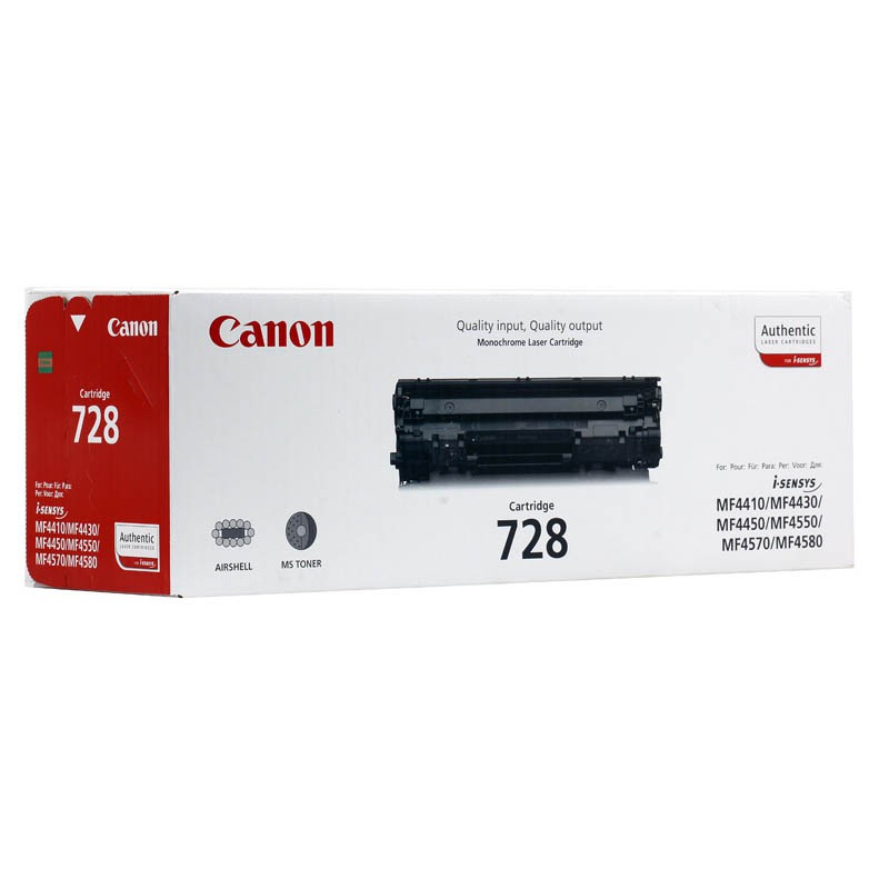 Картридж Canon 3500B010 728 оригинальный чёрный для принтеров Canon i-Sensys MF4410 | Canon i-Sensys MF4430 | Canon i-Sensys MF4450 | Canon i-Sensys MF4550 | Canon i-Sensys MF4570 | Canon i-Sensys MF4580