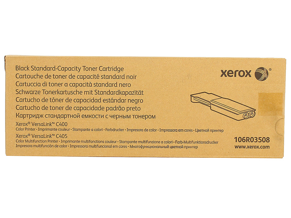 Картридж Xerox 106R03508 оригинальный чёрный для принтеров Xerox VersaLink C400 | Xerox VersaLink C405