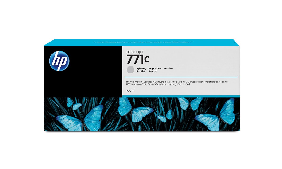 Картридж HP B6Y14A CE044A (771c) оригинальный цветной для принтеров HP DesignJet Z6200
