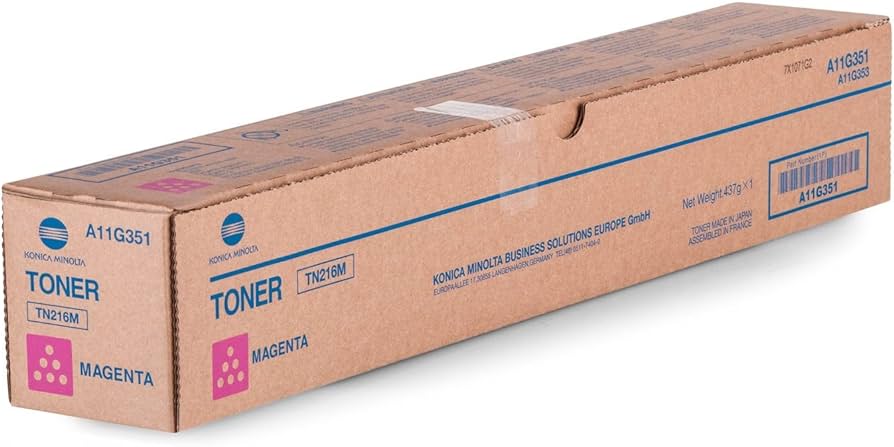 Картридж Konica Minolta A11G351 TN216M оригинальный красный