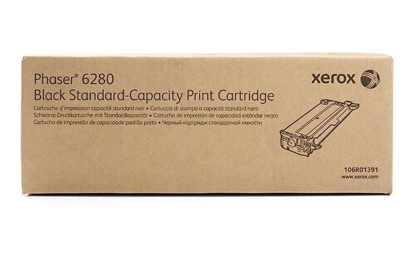 Картридж Xerox 106R01391 оригинальный чёрный для принтеров Xerox Phaser 6280