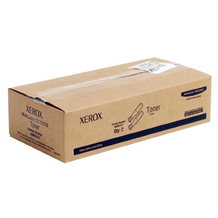 Картридж Xerox 106R01277 оригинальный чёрный для принтеров Xerox WorkCentre 5016 | Xerox WorkCentre 5020