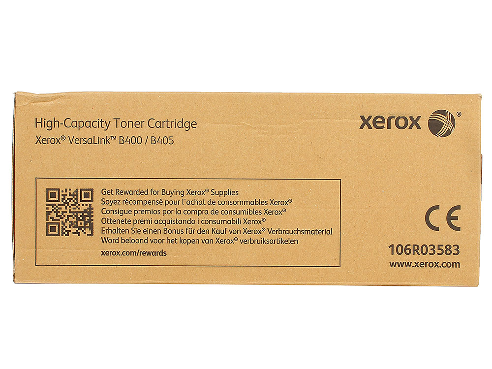 Картридж Xerox 106R03583 оригинальный чёрный для принтеров Xerox VersaLink C400 | Xerox VersaLink C405