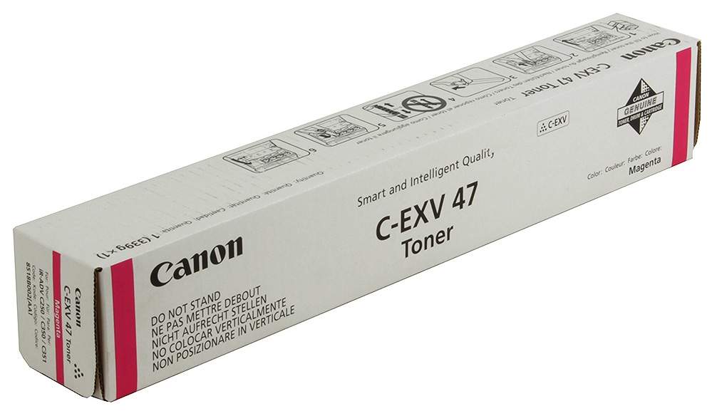 Картридж Canon 8518B002 C-EXV47 Toner M оригинальный красный для принтеров Canon imageRUNNER ADVANCE C250 | Canon imageRUNNER ADVANCE C350 | Canon imageRUNNER ADVANCE C351