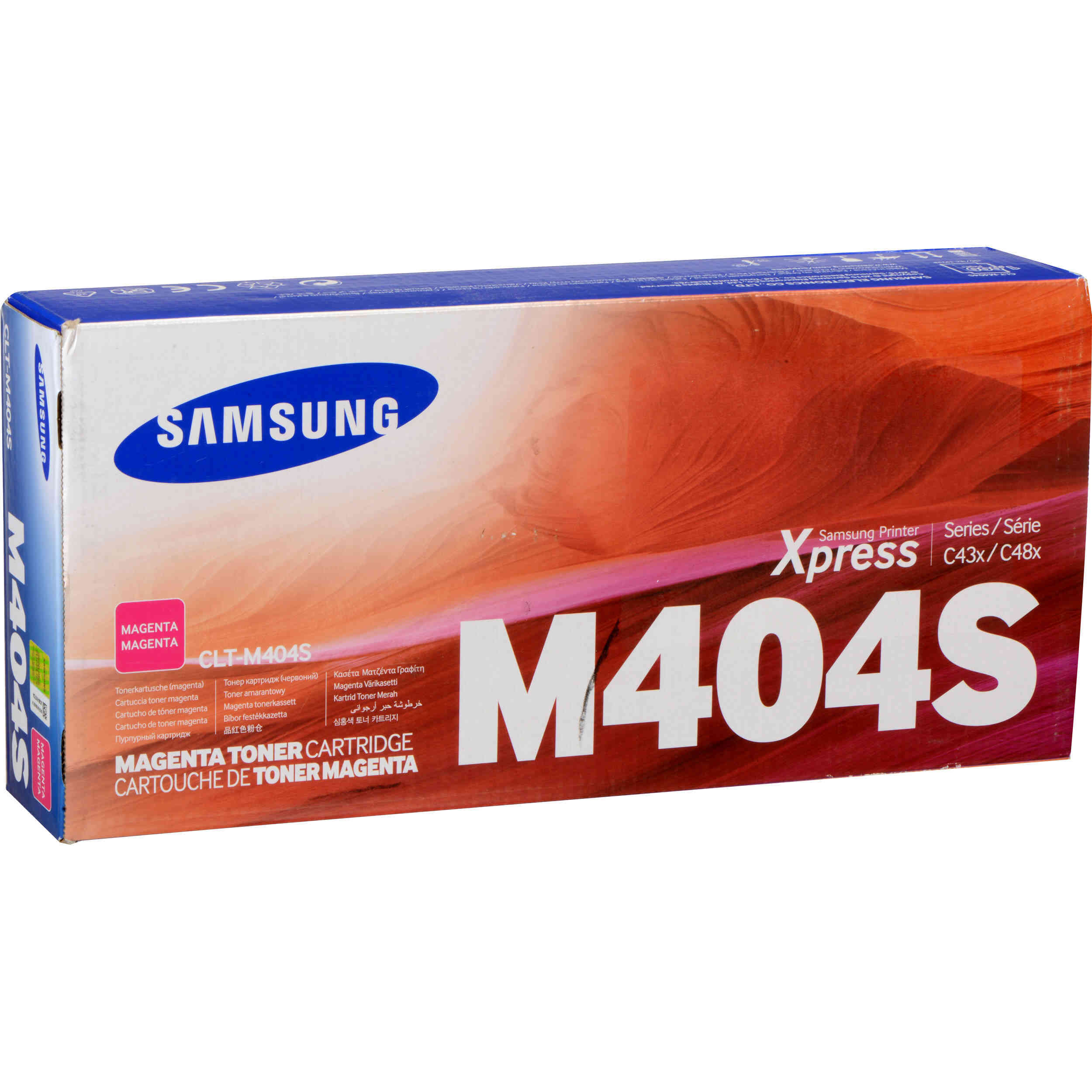 Картридж Samsung CLT-M404S оригинальный красный для принтеров Samsung C430 | Samsung C430W | Samsung C480FW | Samsung C480W