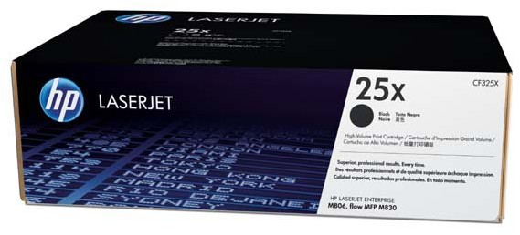 Картридж HP CF325X 25X оригинальный чёрный для принтеров HP Laserjet Enterprise M806 | HP Laserjet Enterprise Flow MFP M830