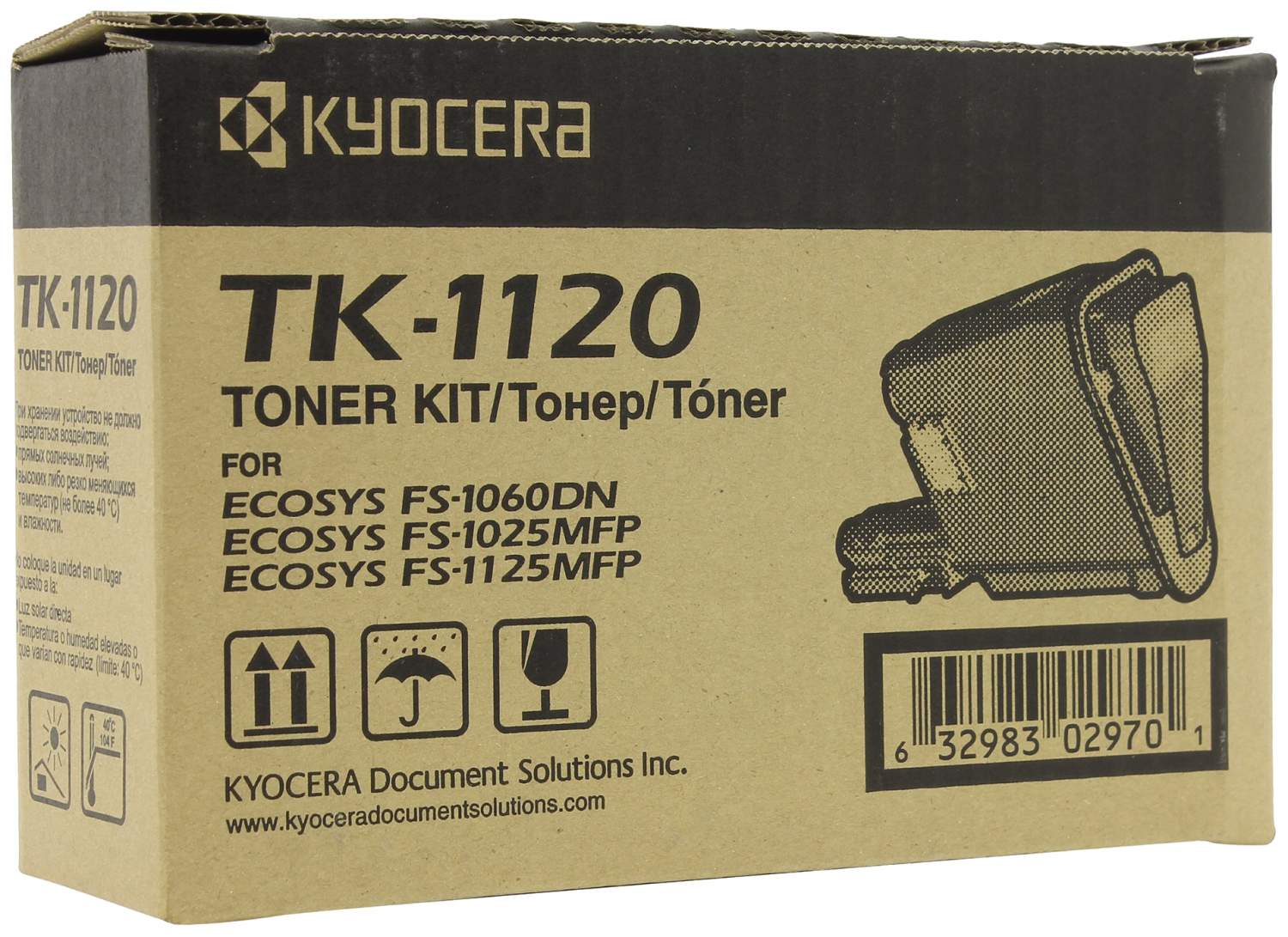 Картридж Kyocera 1T02M70NX1 TK-1120 оригинальный