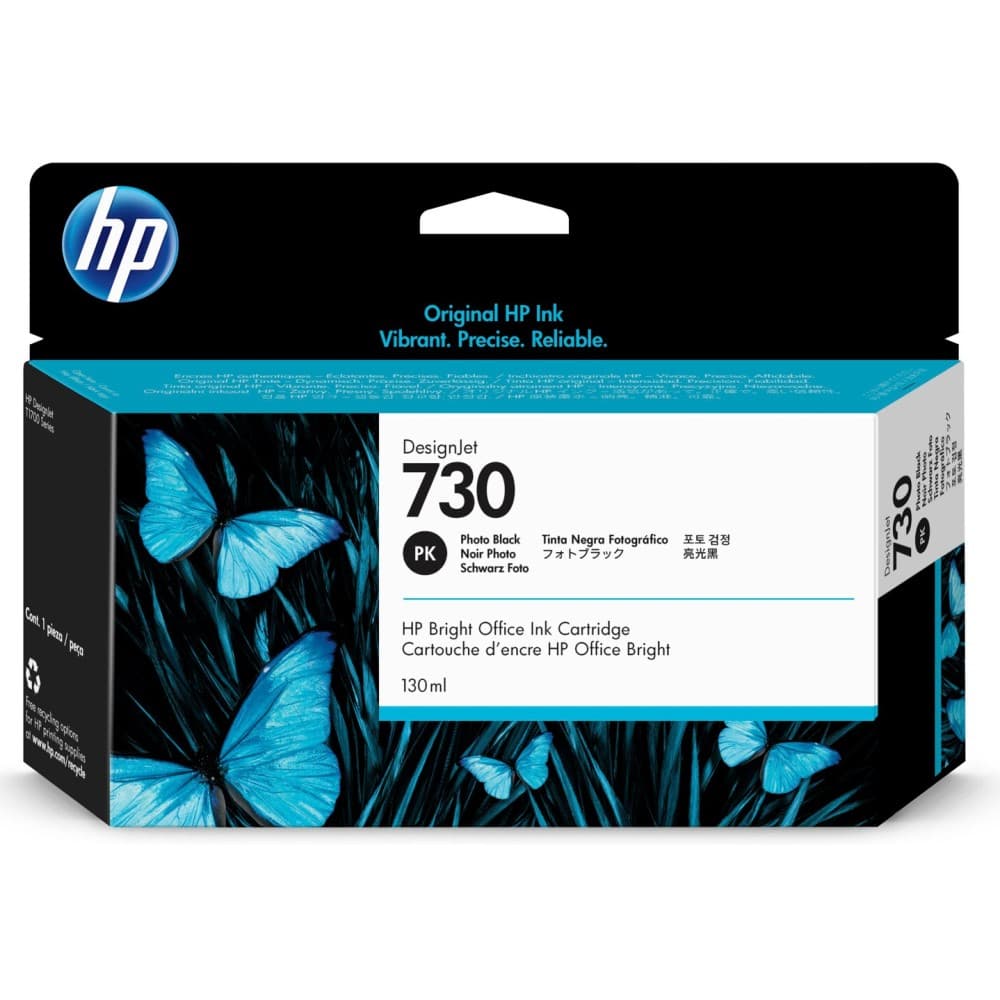 Картридж HP P2V67A 730 оригинальный чёрный для принтеров HP DesignJet T1600 | HP DesignJet T1700 | HP DesignJet T2600