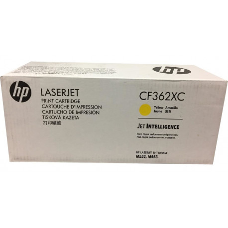 Картридж HP CF362XC оригинальный желтый для принтеров HP Laserjet Enterprise M552 | HP Laserjet Enterprise M553