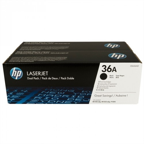 Картридж HP CB436AD (CB436AF) 36A оригинальный чёрный для принтеров HP LASERJET M1120 mfp | HP LASERJET M1522 mfp | HP LASERJET P1505