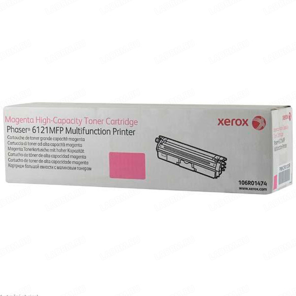 Картридж Xerox 106R01474 оригинальный красный для принтеров Xerox Phaser 6121
