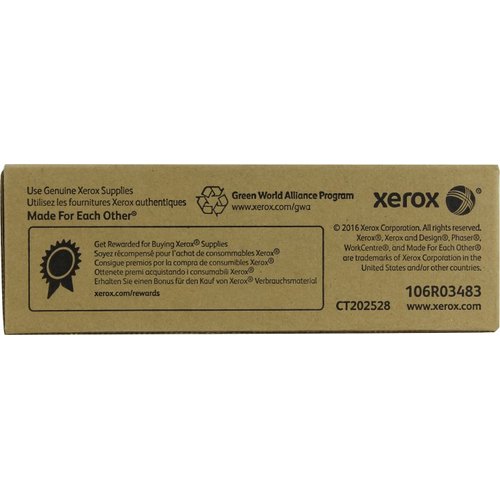 Картридж Xerox 106R03483 оригинальный желтый для принтеров Xerox Phaser 6510 | Xerox WorkCentre 6515