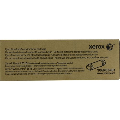 Картридж Xerox 106R03481 оригинальный синий для принтеров Xerox Phaser 6510 | Xerox WorkCentre 6515