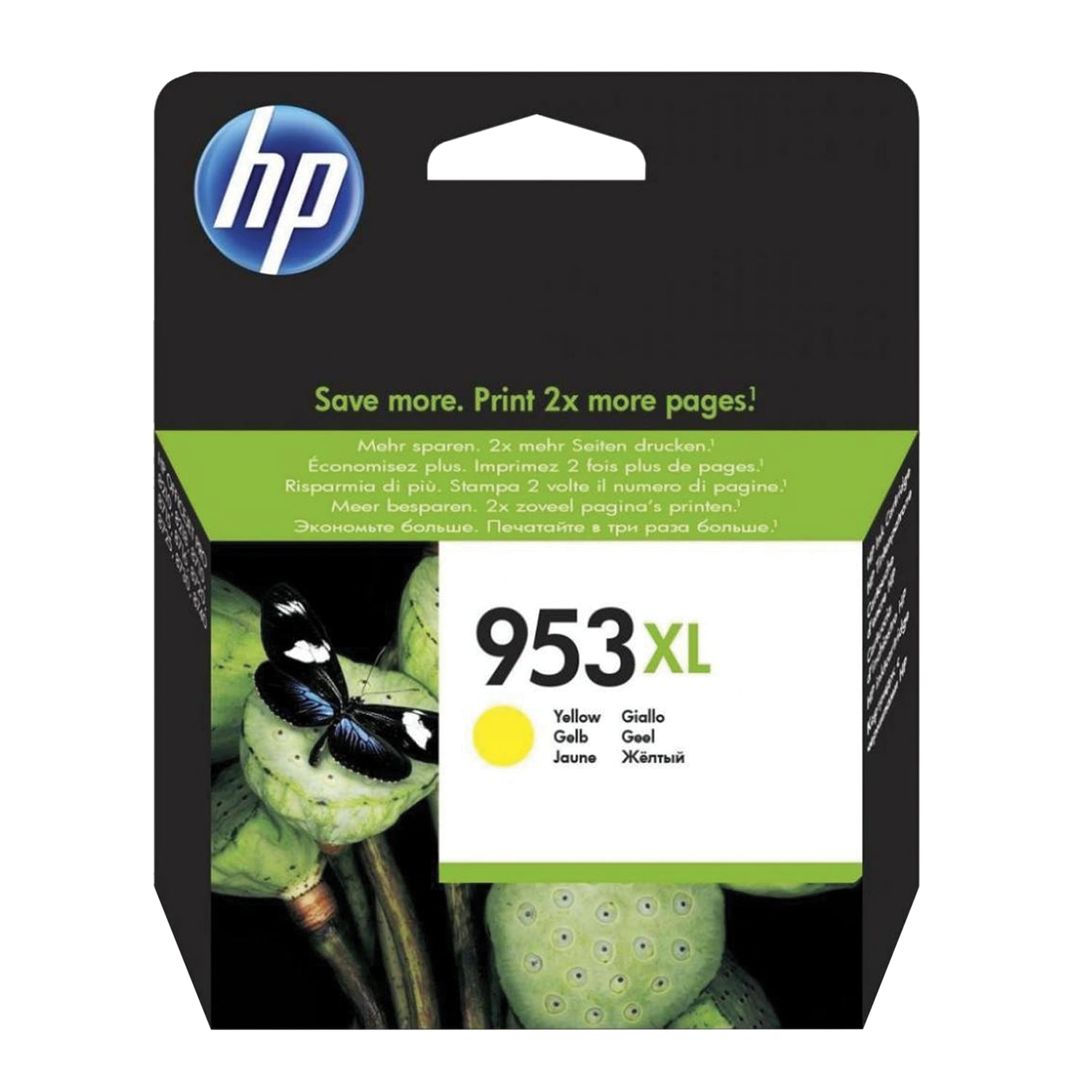 Картридж HP F6U18AE 953XL оригинальный жёлтый для принтеров HP OfficeJet Pro 8210 | HP OfficeJet Pro 8218 | HP OfficeJet Pro 8710 | HP OfficeJet Pro 8715 | HP OfficeJet Pro 8716 | HP OfficeJet Pro 8720 | HP OfficeJet Pro 8775 | HP OfficeJet Pro 8730 | HP 
